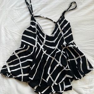 Ava Sky open back top